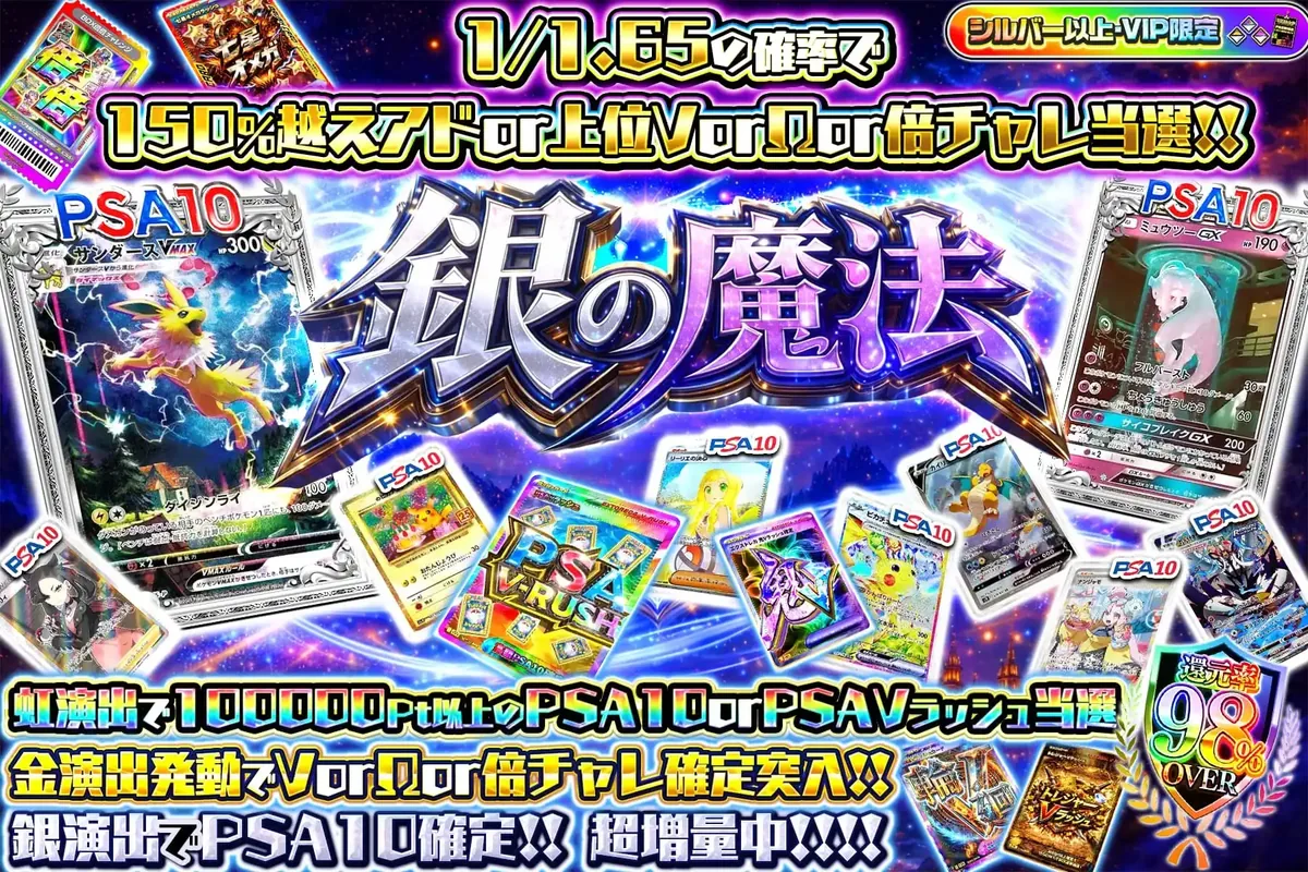 エクストレカ ランク・VIP限定オリパの例